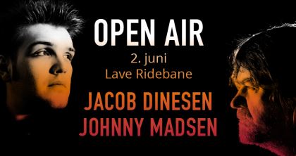 Jacob Dinesen og Johnny Madsen 02. juni kl. 20:00